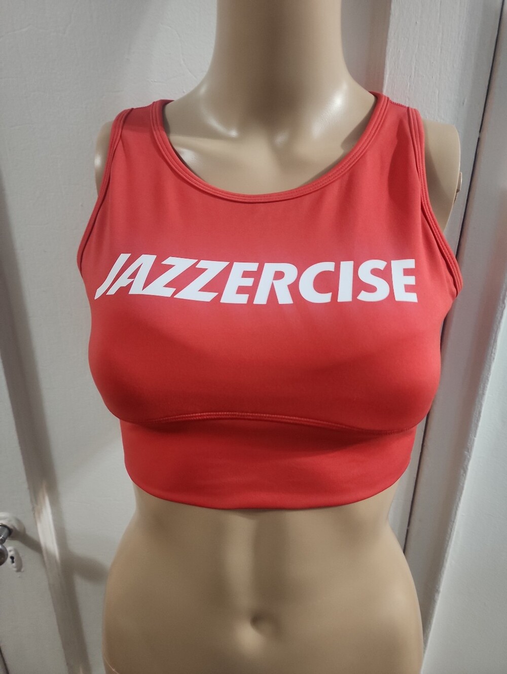 90 Degree by Reflex Red Sports Bra Top Size Small Removable Pads Racer Back